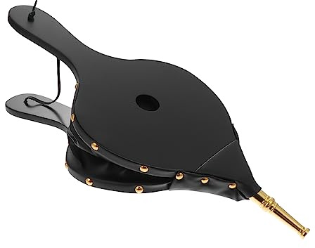 HOLIDYOYO 1Pc Manual Air Blower for BBQ Fireplace Wood Fireplace Bellows Blower for Campfire Grill Practical Design