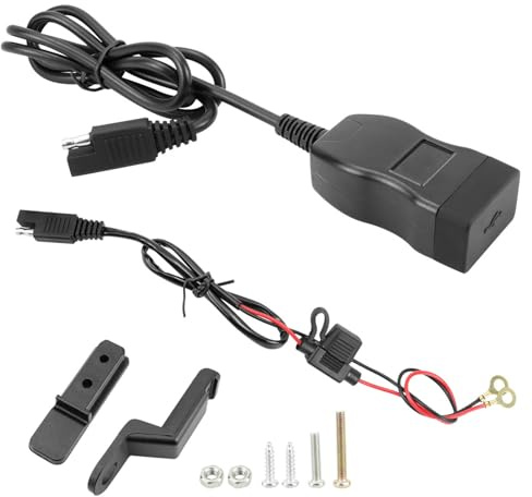 Quick Charges USB Chargers & Digital Electric Tester with Switches General Motorcycle Chargers for Bike Modification Waterproof Motorcycle Phone Device