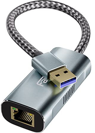 Adaptateur USB vers Ethernet 2,5 G - Adaptateur USB 3.0 vers RJ45 Gigabit LAN pour Xbox 360, ordinateur portable, ordinateur, Mac, Chromebook, Microsoft Surface