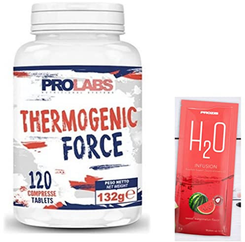 Prolabs Thermogenic Force 120 capsule + H20 Prozis in regalo - Potente Formula bruciagrassi naturale