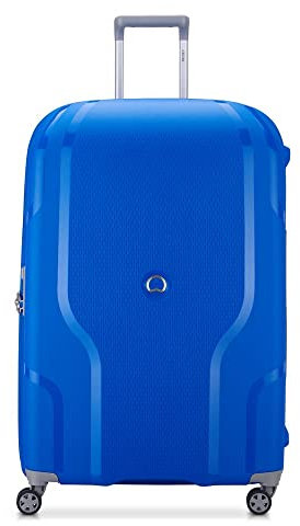 DELSEY PARIS - Clavel – Koffer große Größe, Hartschale, ausziehbar – 82 x 54 x 35 cm – 136 Liter – XXL – Klein Blau, Klein blau, XL, Koffer