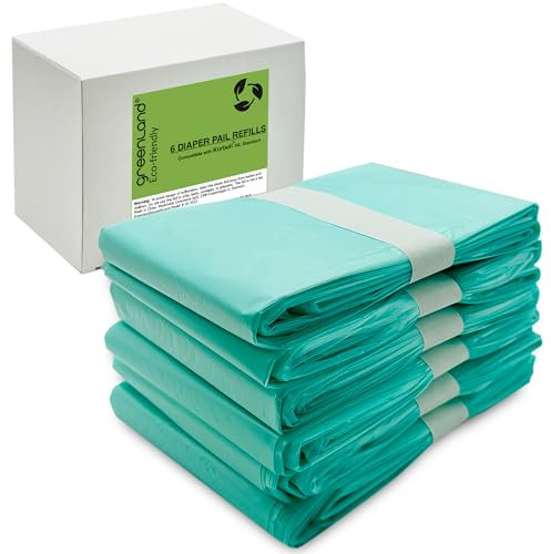 Greenland® Umweltfreundliche Nachfüllfolienringe für Korbell 6 Stück (Blau - 16L Standard)
