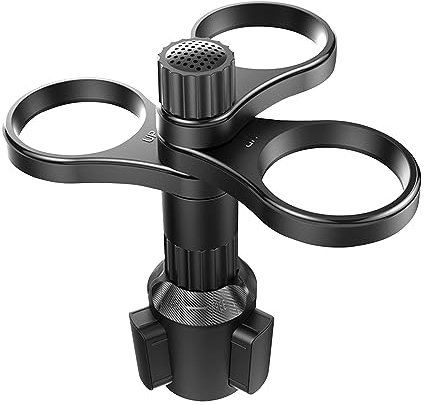 HUNYA Portavasos Expansor Coche - Portavasos Ajustable para Coche con rotación de 360 Grados 3 en 1,Portavasos automático para camión automotriz, Extensor de portavasos para automóvil
