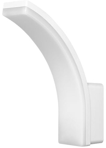 Miratic Applique da Esterno 12W/15W/20W Illuminazione Giardino 4000K - Luce Bianca Neutra - IP65 Lampada da Parete Design Moderno Semplice e Snello Luci da Giardino Vari Colori (bianco)