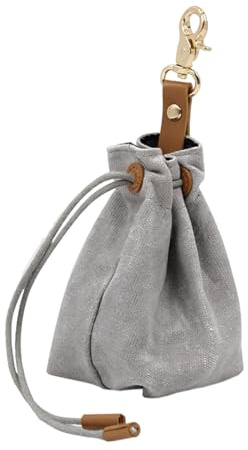 Liakyunf Bolsa De Premios para Perros - Portagolosinas con Clip para Cinturón | Bolsa De Premios con Llavero para Entrenamiento De Mascotas,para Toallitas Húmedas Comida Seca De Ternera Paseo