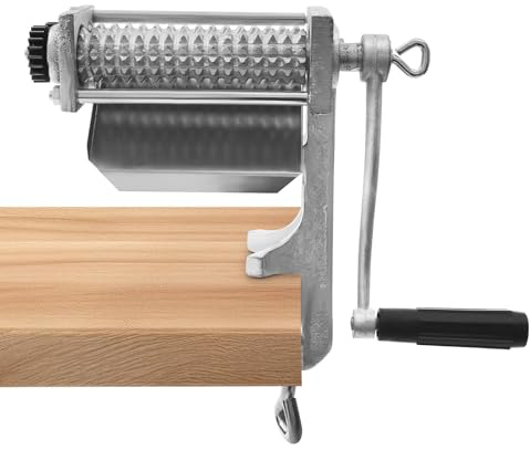 Commercial Meat Tenderizer Cuber, Heavy Duty Manual Meat Tenderizer Manual Hand Crank Design, Improves Marinade Absorption Home BBQ & Cooking Essential Tool