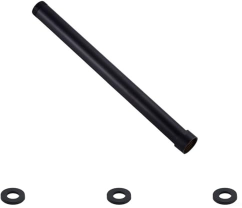 Voyoo Rallonge de tuyau de douche ronde pour tête extensible - Noir - 30 cm