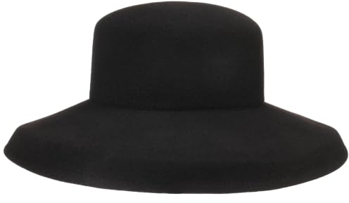 Mayser Tiffy Damenhut Wollfilz Hut Uni Handmade Made in EU Herbst Winter schwarz One Size