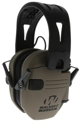 Walker's Unisex Tacti Grip Series Razor Tacti-Grip Ohrenschützer - Multicam Grau Camo, Hochleistungs-Silikon-Verbundstoff, rutschfestes Kopfband, natürlicher Klang, klare Volldynamikbereich (1er Pack)
