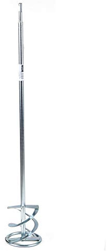 Toolty Italian Mixing Paddle 120 x 600mm - SDS - Gvlvanized Mixer, Whisk, Stirrer - Positive 2-Blade - for Plaster, Gypsum, Adheives, Concrete, Cement, Glue, Paint, DIY - TLTY-1077