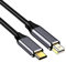 YMY USB Type-C auf Mini Displayport Kabel, 1,8m 4K@60Hz USB C zu Mini DP Video Konverter Kabel Unterstützung Screen Mirroring Mode Extend Mode, Nicht Bidirektional Übertragung