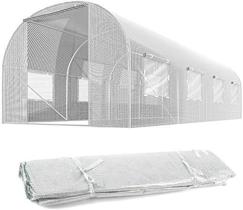 Plonos Lámina de repuesto para túnel de jardín, invernadero, varios tamaños (2,5 x 4 m)