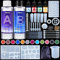 Tailcas Epoxidharz-Set Anfänger 200 ml, Epoxidharzformen, Silikonformen, Epoxidharz, Schmuckherstellungsset für Kunst, Handwerk, Schmuckherstellung, mit Messbecher und Strohhalm