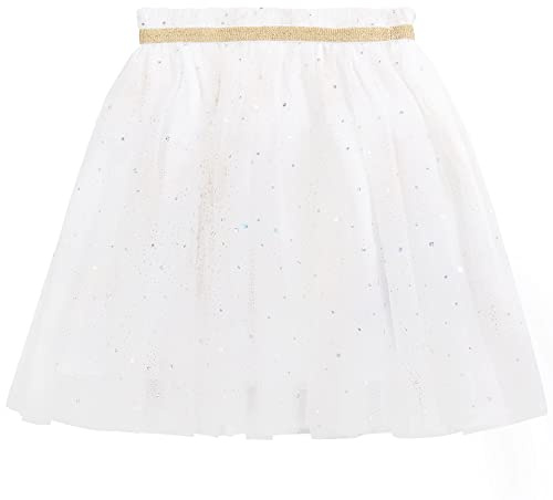 Baby Kleinkind Kinder Mädchen Tuturock Sternenhimmel Pailletten Prinzessinrock Minirock Tüllrock Ballett Rock für 2-12 Jahre alt