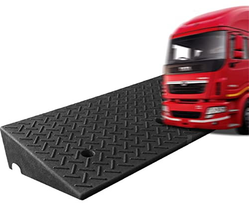 Türschwellenrampe, 13-20cm Höhe Bordsteinrampen, 100x50cm Rampe Aus Gummi Rutschfeste, Auffahrrampe Für Bürgersteig, Rollstuhlrampe, Für Rollstuhl Auto Fahrzeug Wohnwagen Roller ( Size : 100*50*18cm )