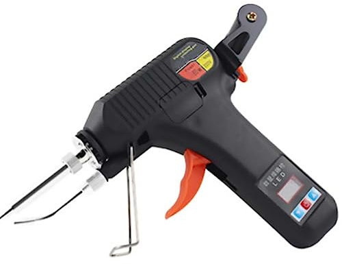 HAILM Pistola De Soldadura Térmica Internapistola De Soldadura De Alta Potencia 120Wsoldador Eléctrico con Pantalla Kit De Soldadura Reparación Electrónica,Negro