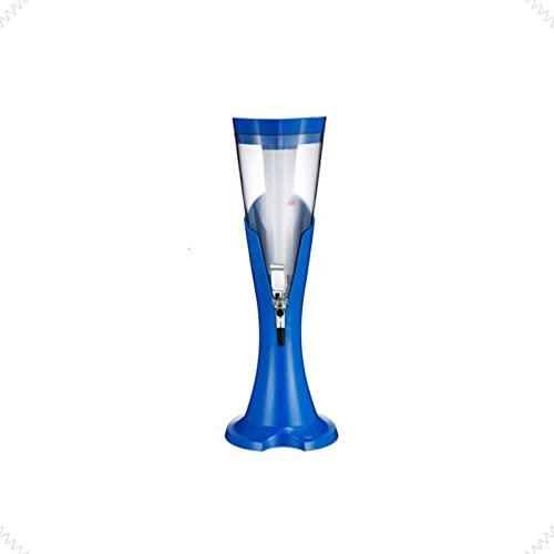 Dispensador de Torre de Cerveza Dispensador de Torre de Cerveza, cañón de Cerveza de Barril con carámbanos, dispensador de Vino de Barril de remojo de Vino de Hielo Luminoso Comercial con Grifo Torre