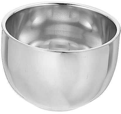 SOESFOUFU Rasierschaum-Schaumschale Bartseife Herrenseife Herren-Pflegeset Bartset Für Männer Metall-Rasierschalen Herren-Seifenschale Edelstahl-Rasierschale Edelstahl-Rasierbecher