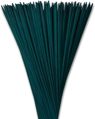 Radworx Lot de 50 bâtons de support en bambou – Cannes résistantes aux intempéries pour fleurs – Idéales pour la fabrication dans la maison ou le jardin