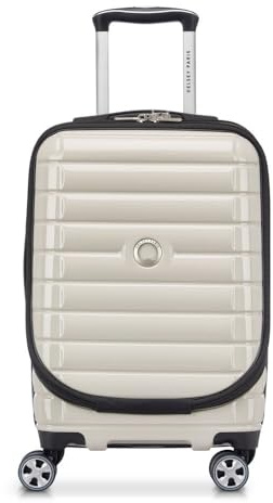 DELSEY Paris - Shadow 5.0 - Hartschalen-Kabinenkoffer 55 cm x 35 cm x 25 cm - 36 L - S - Elfenbein