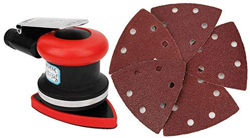Rettificatrice Triangolare per Carta Vetrata, Utensile Elettrico Manuale per Legno, Levigatrice Orbitale Pneumatica, Pittura, Elettronica, Riparazione Auto