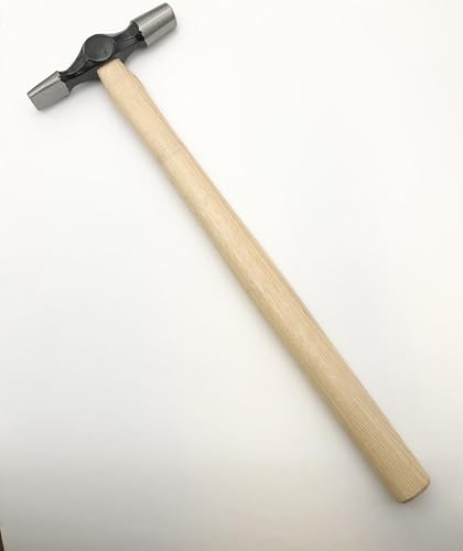 4oz Cross Pein Hammer with Wooden Handle 4oz Hickory Shaft Cross Pein Hammer Lightweight Pin Hammer Used Small, Pin, Panel, Tack, and Nails Clip