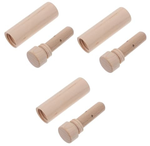NOLITOY 3pcs Aromatherapy Nasal Stick Moxa Scent Inhaling Tube for Essential Oils