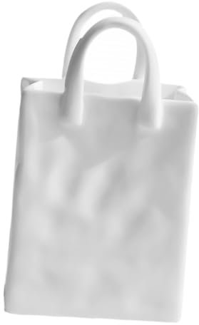 GLEAVI Jarrón De Cerámica Decorativo Organizador De Bolígrafos y Flores Estético para Oficina y Hogar