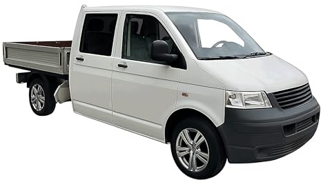 TINTCOM Passgenaue Tönungsfolie für VW T5 4 Türen 2003-2009 - (20% Schwarz) - Hintere Seitenscheiben & Heckscheibe - UV-Schutz, Blendschutz, Premium-Qualität