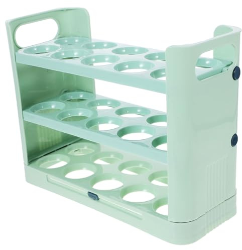 HOMSFOU Caja Para Guardar Huevos De Material Plástico Puerta Del Refrigerador Compartimento De Almacenamiento Para Huevos Frescos