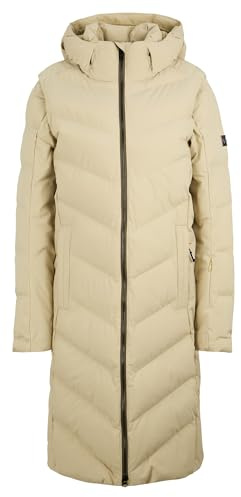 ZIENER Damen TELSE-Z Winter-Mantel | warm, atmungsaktiv, wasserdicht, Knielang, sage Leaf, 34