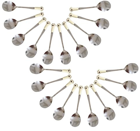 DECOMELODY 20 Unidades Cucharas para Comida de Mascotas Acero Inoxidable Diseño Pata Gato Cuchara Medidora para Comida Húmeda Perros y Gatos Portátil Fácil Limpiar