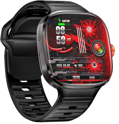 Jectse Appel Téléphonique de Montre Intelligente 4G, Montre Intelligente GPS, écran Tactile Complet de 2,16 Pouces, Performances Puissantes, Suivi Complet de la Condition Physique, (Black)