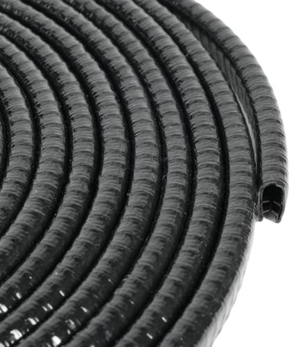 Flexibles Kantenschutz Gummi für Blech (1-2 mm) – Perfekter Kantenschutz für Bleche und Autotür mit vielseitigen Anwendungen im Handwerk und Haushalt, 5 m Länge (5,2 mm)