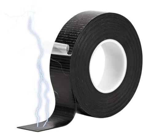Cinta Aislante Negra 5m x 23mm x 0.8mm,Cinta Aislante Termica Impermeable