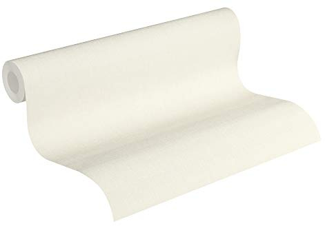 A.S. Création Livingwalls 369254 Metropolitan Stories Tapete Uni Vliestapete Creme 10,05 m x 0,53 m
