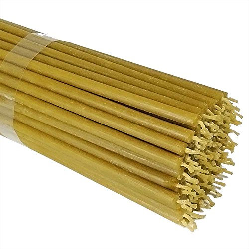 NKlaus Kerzen für Kerzen Bienenwachs, Gold 2x 870g ca 90 St, 90 Stück