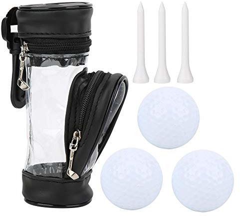 Golfballtasche, Leder Golfball Tee Zubehör Werkzeugtasche Multifunktions-Aufbewahrung Taillentasche für Golftraining Freizeitsport Freizeitsport