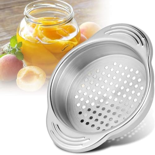 VIFER Dosenabtropfer Edelstahl Dosenabtropfsieb Thunfisch-Dosensieb Lebensmitteldosensieb für die Küche
