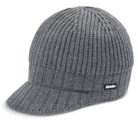 Eisbär Mütze Herren Paul 2.0 Cap - Merino Wintermütze für Männer - mit Fleece für Schutz gegen Wind & Kälte - Strickmütze mit Schirm Cap mit Visor Haube aus Österreich