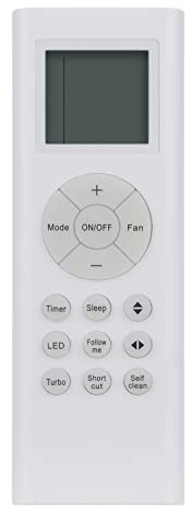 DCRL66 Mando Aire Acondicionado Compatible con Johnson EAS-Electric MIDEA