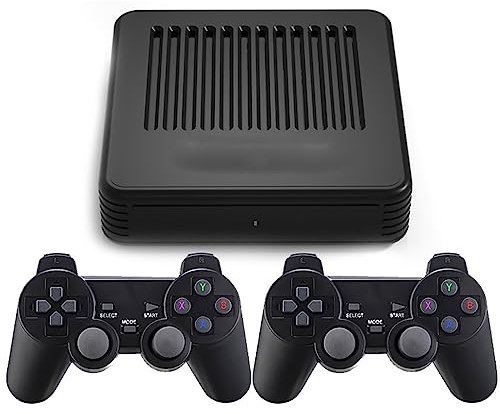 PODEC Consola De Juegos Retro, Consola De Juegos Retro Clásica Plug and Play con 2 Controladores Clásicos, 500 Juegos Antiguos Incorporados, Consola De Videojuegos, para Jugadores Duales, Niños
