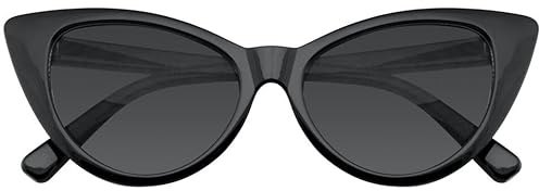Boolavard Cateye Sonnenbrille für Damen, klassisches Vintage Retro Design mit hoher Spitze und Flügeln