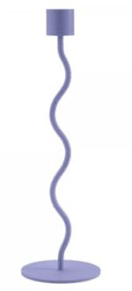 Cooee Design Curved Candleholder 26cm Mauve