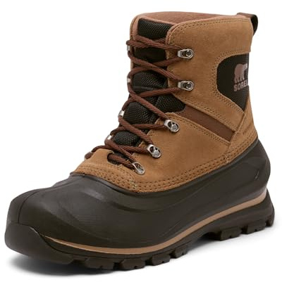Sorel Buxton Lace Boot WP, Stivali da Neve Impermeabili, Uomo, Delta/Black 2024/2025, 42.5 EU