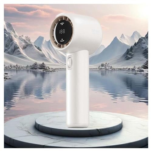 HAZARA Personal Fans Portable Rechargeable 100 Gears, Continuously Variable Speed, Usb Fan Portable 9 Seconds High Wind Speed, Mini Travel Fan Camping Fans For Tents,White