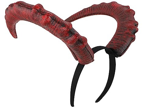 HONMEET 1pc Devil Horn Headdress Costume Accessory Creative Horn Hairband for Halloween Parties Carnival Celebrations Unique Devil Ears Design for Cosplay Festivals