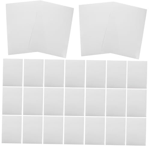 Lurrose 100 Blätter Bedruckbares Selbstklebendes Aufkleberpapier Für Drucker Mattes Blanko Blankoetiketten Blankoaufkleber Blankoklebepapier Blankoaufkleberpapier Blankoklebepapier Für