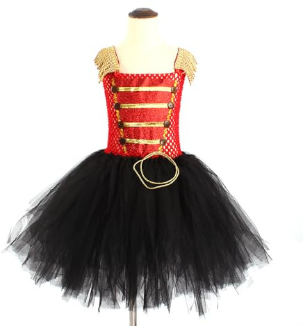 Ykybhx Nutcracker Costume for Girls Band Majorette Costume Halloween Christmas Nutcracker Dress-Up Costume Toy Soldier Uniform Costume Dress Performance Gown Children Clothing for Kids 4-5 Years B