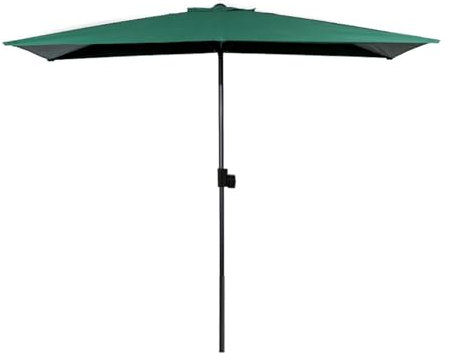 Ombrellone da esterno con 5 stecche regolabili in altezza, ombrello da terrazza per giardino, balcone, parete mezzo ombrello per terrazza, base per finestra del mercato non inclusa
